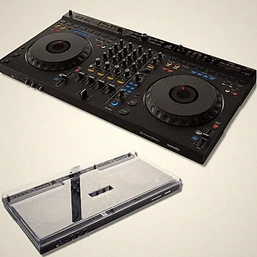 AlphaTheta DDJ-GRV6 4-Channel DJ Controller with Decksaver Protective Cover