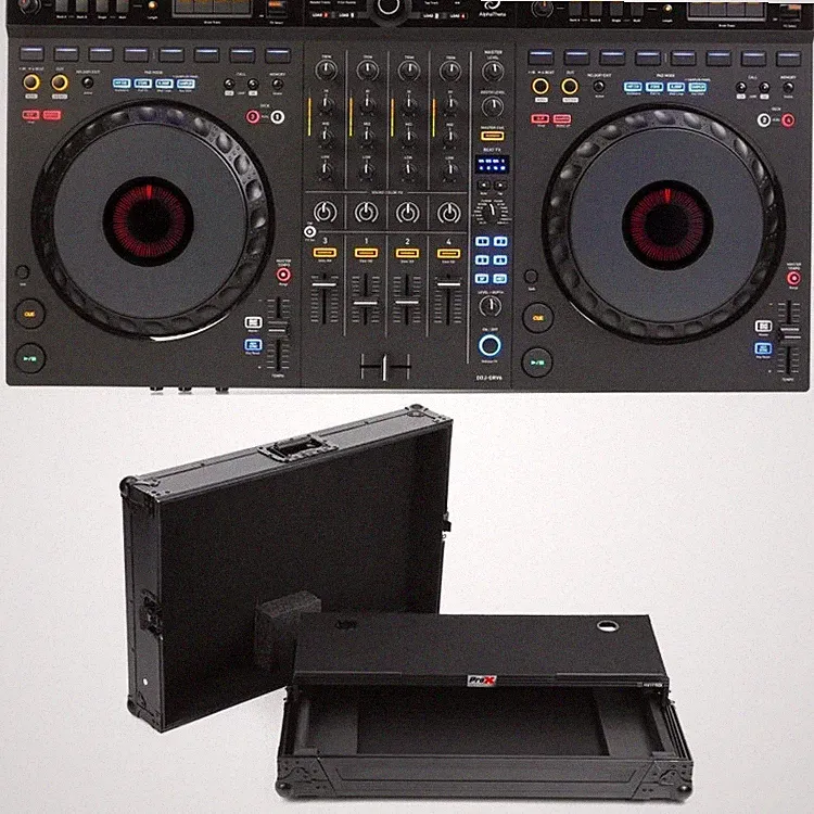 AlphaTheta DDJ-GRV6 4-channel DJ Controller with ProX Gig-Ready Series Case