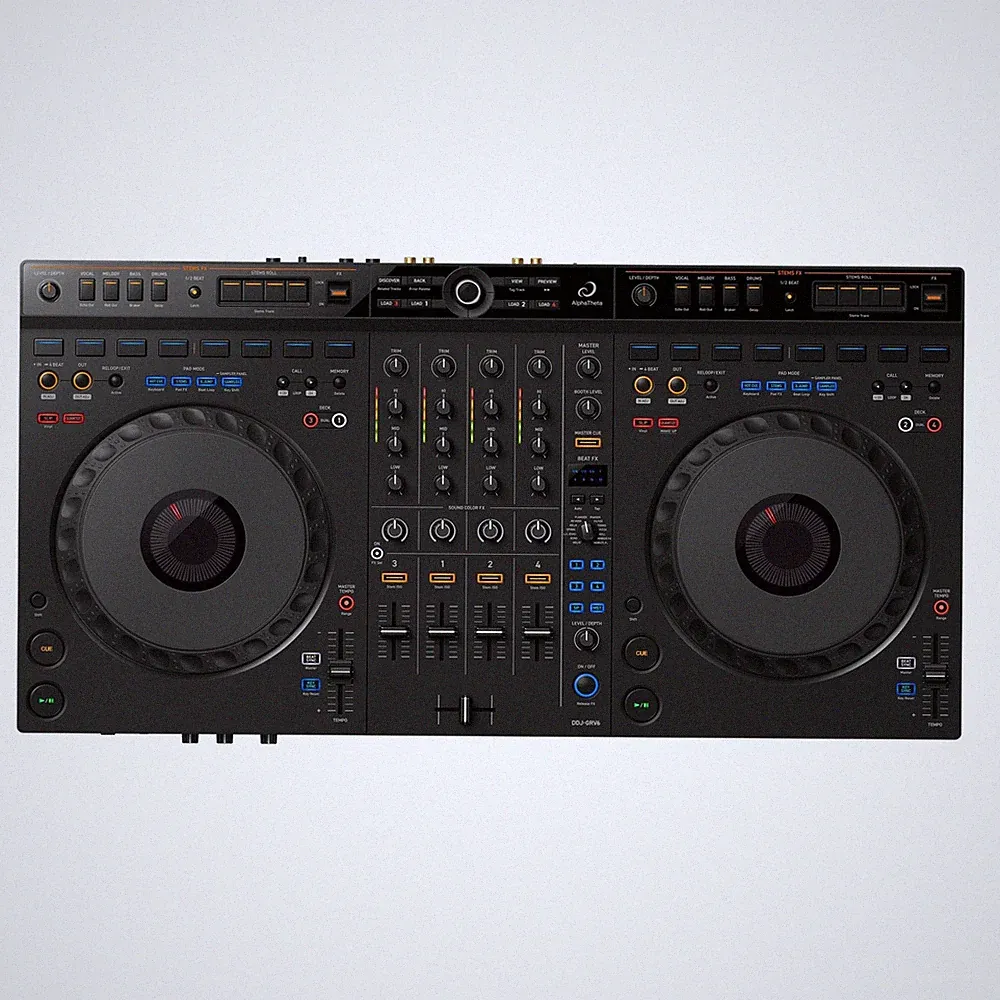 AlphaTheta DDJ-GRV6 4-Channel DJ Performance Controller