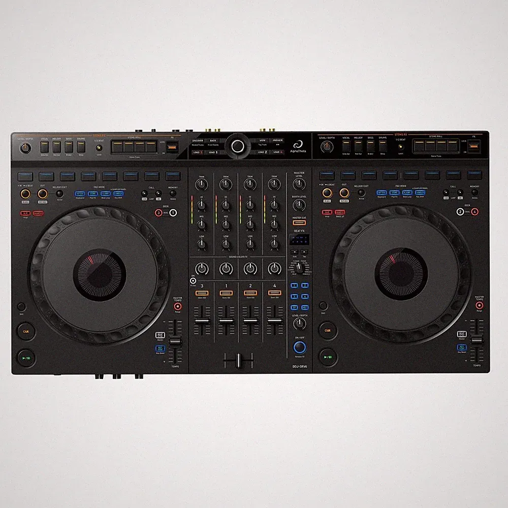 AlphaTheta DDJ-GRV6 4-Channel Stem Rekordbox Serato DJ Controller