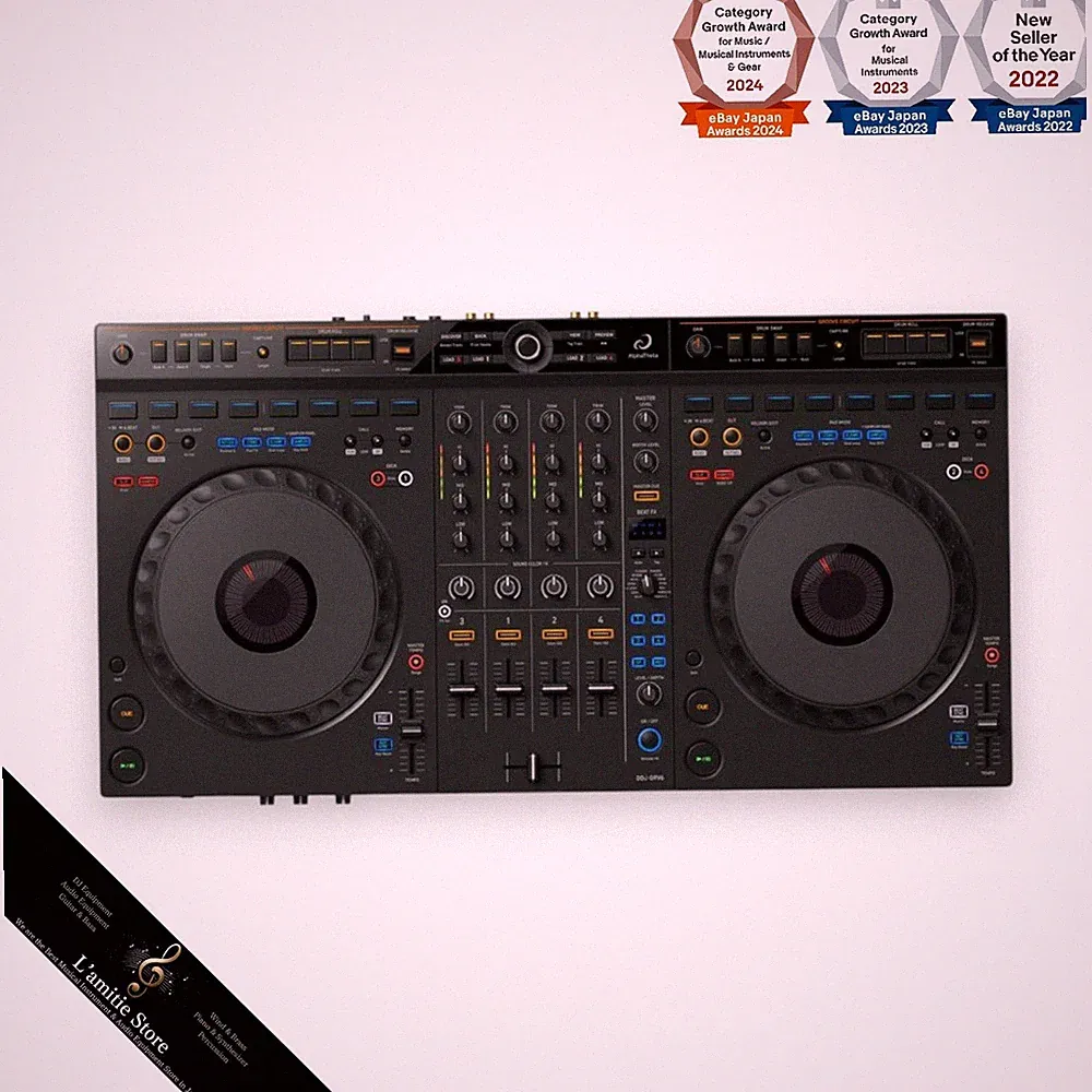 AlphaTheta DDJ-GRV6 4ch Rekordbox Serato Pro DJ Controller 100-240V Pioneer JP