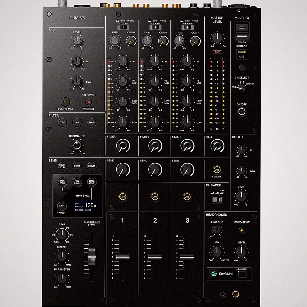 AlphaTheta DJM-V5 3-Channel DJ Mixer