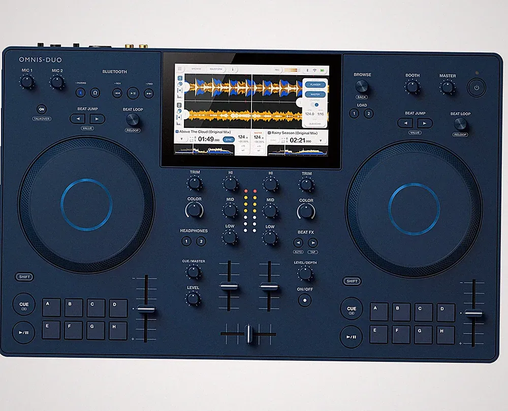 AlphaTheta OMNIS-DUO 2-Deck Battery Powered DJ Controller/Player w/Bluetooth