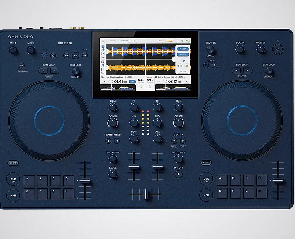 AlphaTheta OMNIS-DUO 2-Deck Battery Powered DJ Controller/Player w/Bluetooth