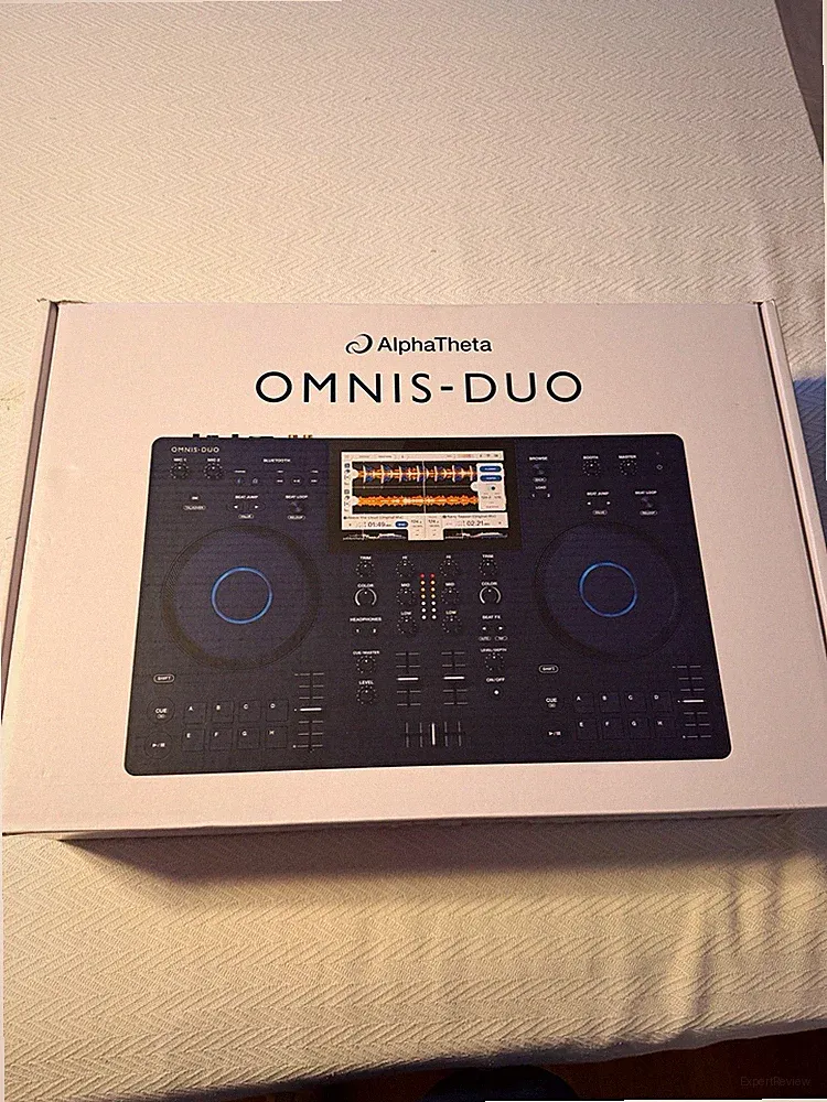 AlphaTheta OMNIS-DUO Double Deck DJ Controller 2-Ch Bluetooth Beat FX Blue