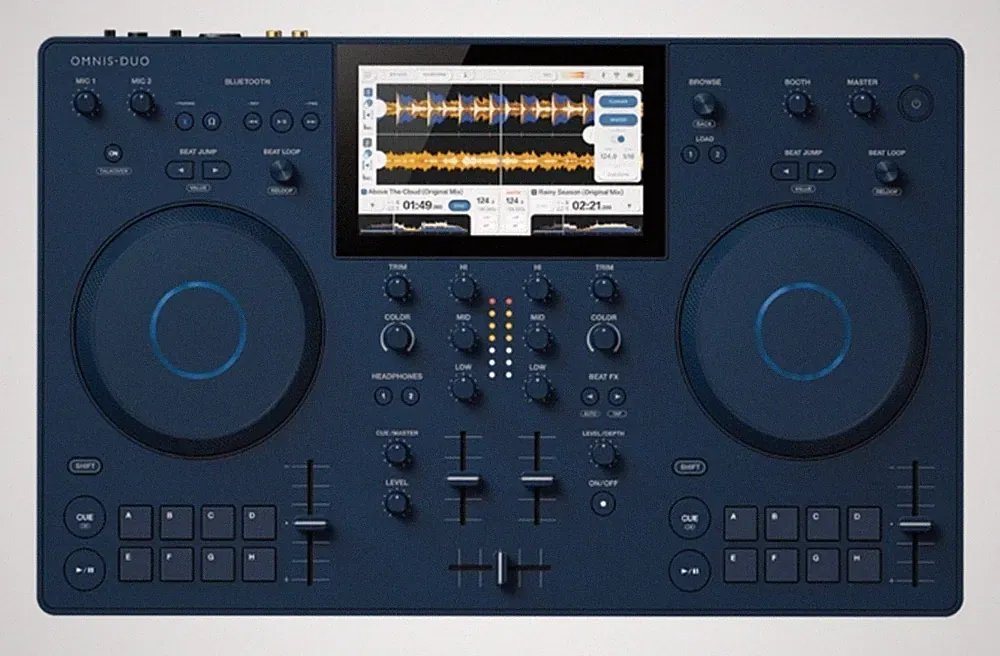 AlphaTheta OMNIS-DUO Portable Battery-Powered All-in-One DJ System w/ Bluetooth