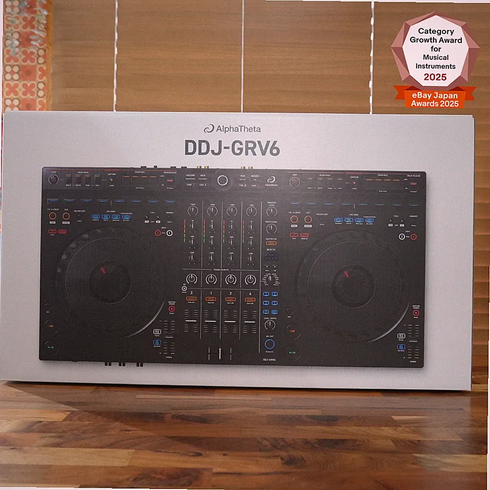 AlphaTheta Pioneer DDJ-GRV6 4-Channel DJ Controller Groove Circuit DDJGRV6 NEW