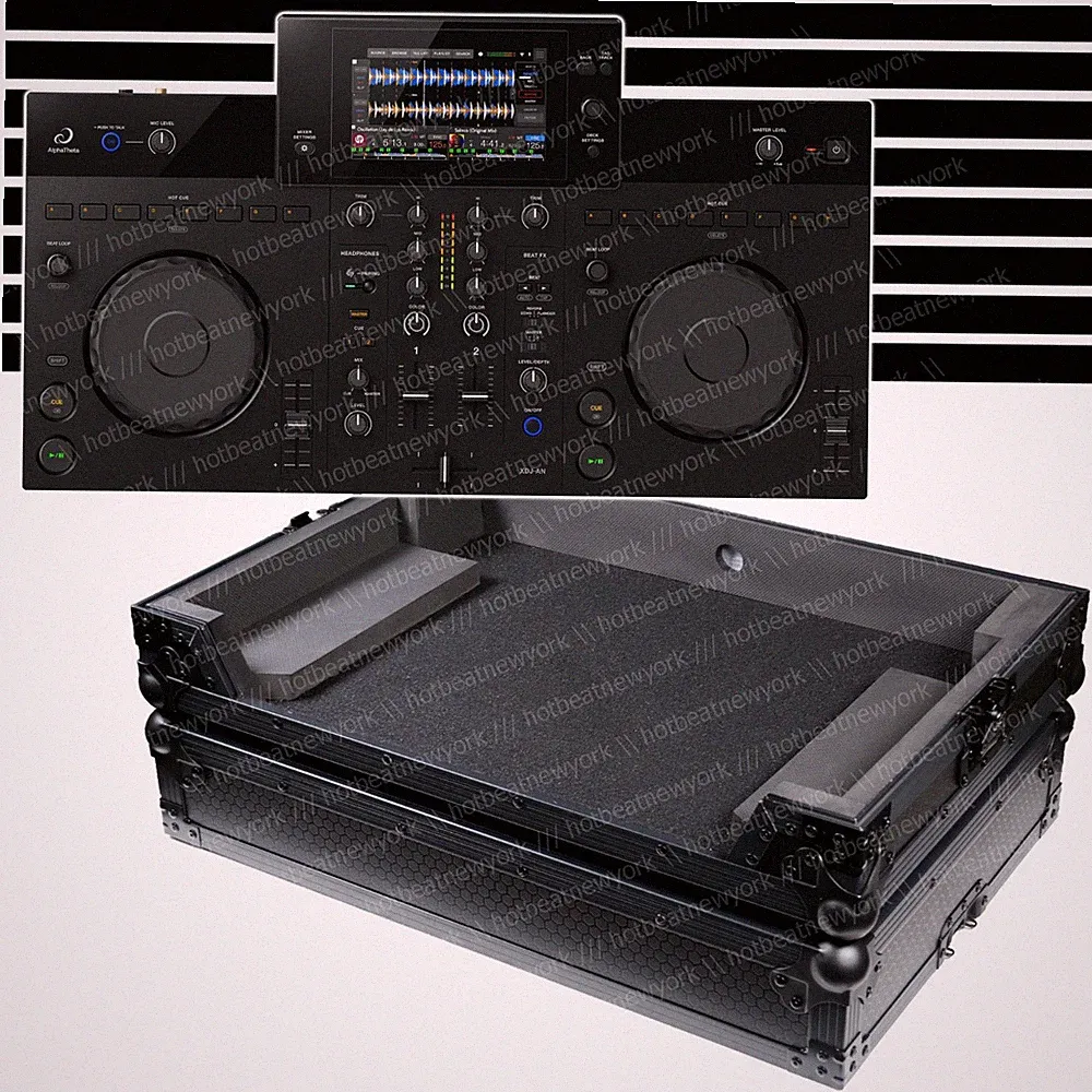 AlphaTheta XDJ-AN All-in-One DJ Controller + ProX XS-XDJANBL Fitted Road Case