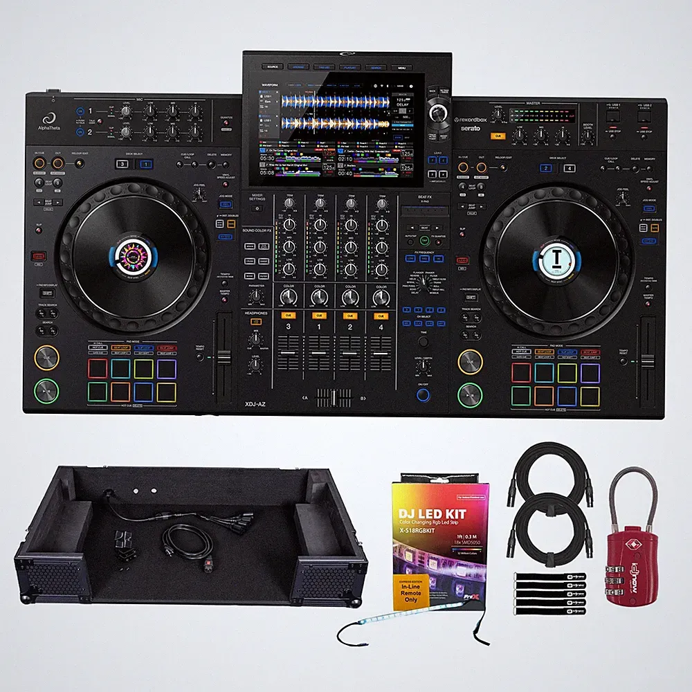 AlphaTheta XDJ-AZ All-in-One DJ System with Headliner Case Package