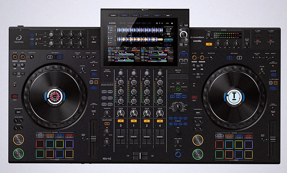 AlphaTheta XDJ-AZ DJ system - Rekordbox & Serato Pro w/7 LCD Touchscreen