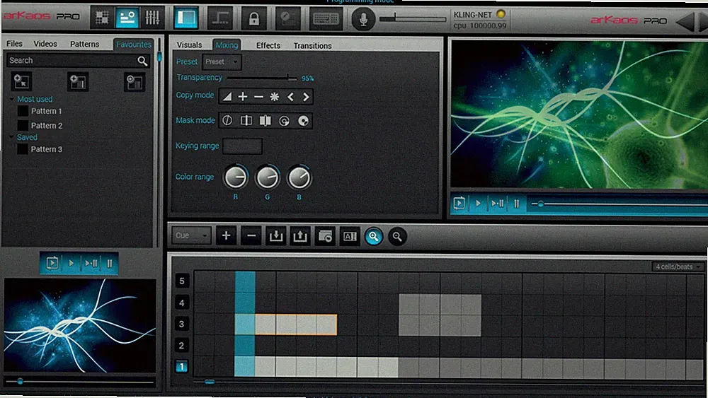 American DJ ADJ LED MASTER Media VJ Software For Kling-Net Lighting Fixtures