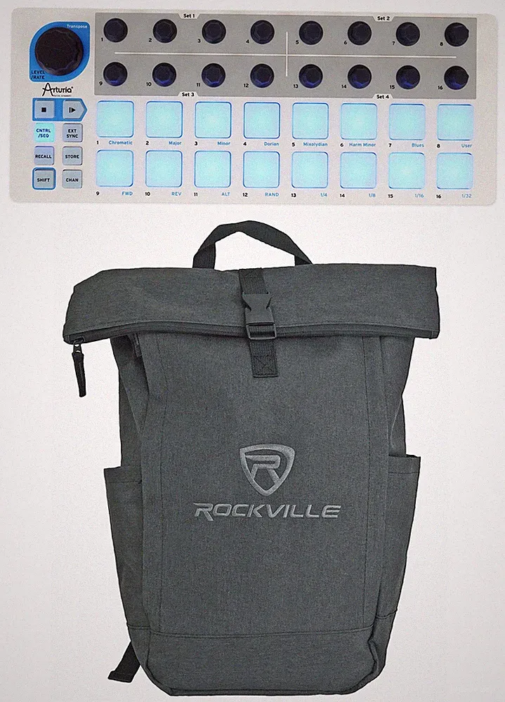 Arturia BeatStep 16-Step Analog Sequencer Midi USB DJ Pad Controller+Backpack
