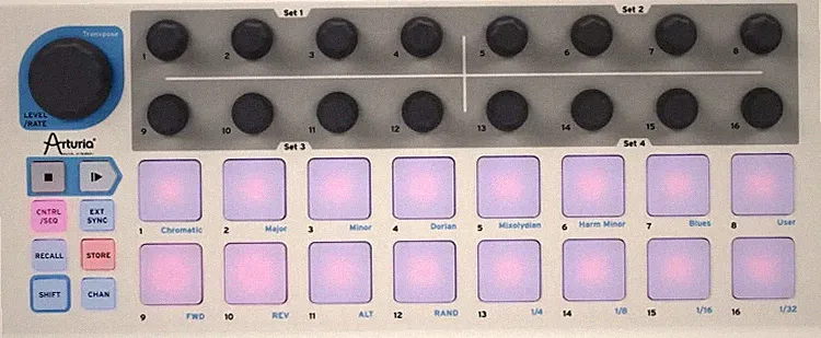 Arturia BeatStep Pad Controller and CV/Gate Sequencer
