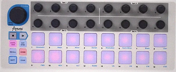 Arturia BeatStep Pad Controller and CV/Gate Sequencer