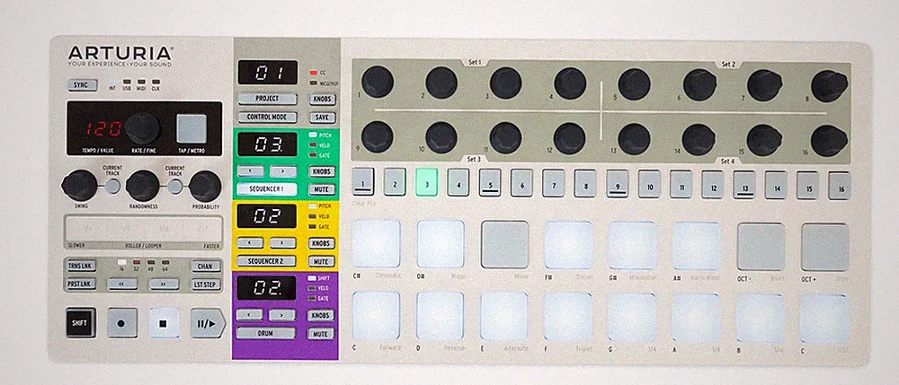 Arturia BeatStep Pro 64-Step Sequencer Midi USB DJ Recording Pad Controller