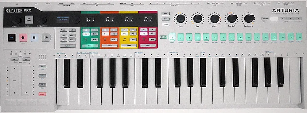 Arturia Keystep Pro Sequencer 37-Key Midi USB DJ/Recording Keyboard Controller