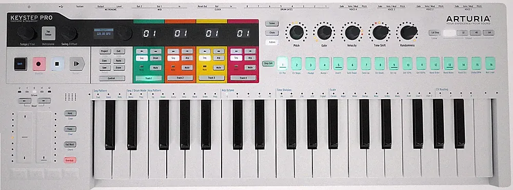 Arturia Keystep Pro Sequencer 37-Key Midi USB DJ/Recording Keyboard Controller