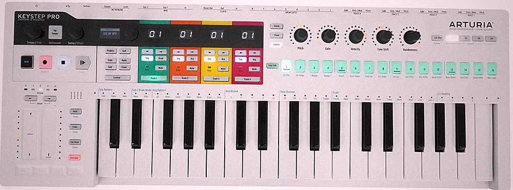 Arturia Keystep Pro Sequencer 37-Key Midi USB DJ/Recording Keyboard Controller