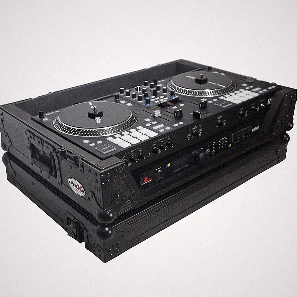 ATA Road Case Wheels for RANE ONE Dj Controller Black