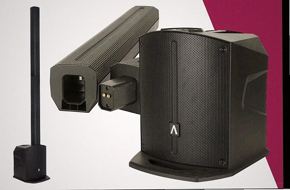 Avante Audio AS8 Powered Line Array DJ PA Column Speaker+Sub/Mixer Adj