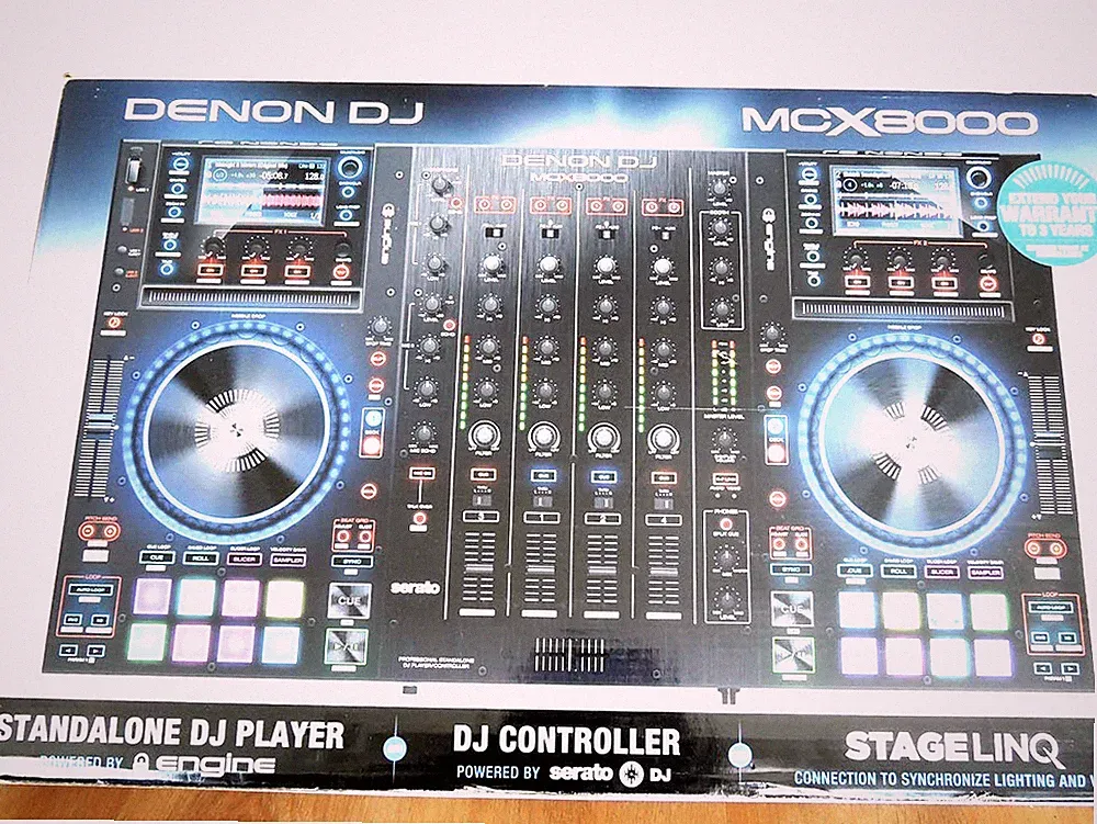AWESOME, DENON DJ MCX8000 STANDALONE OR PC CONTROLLER IN BOX - FULLY WORKING