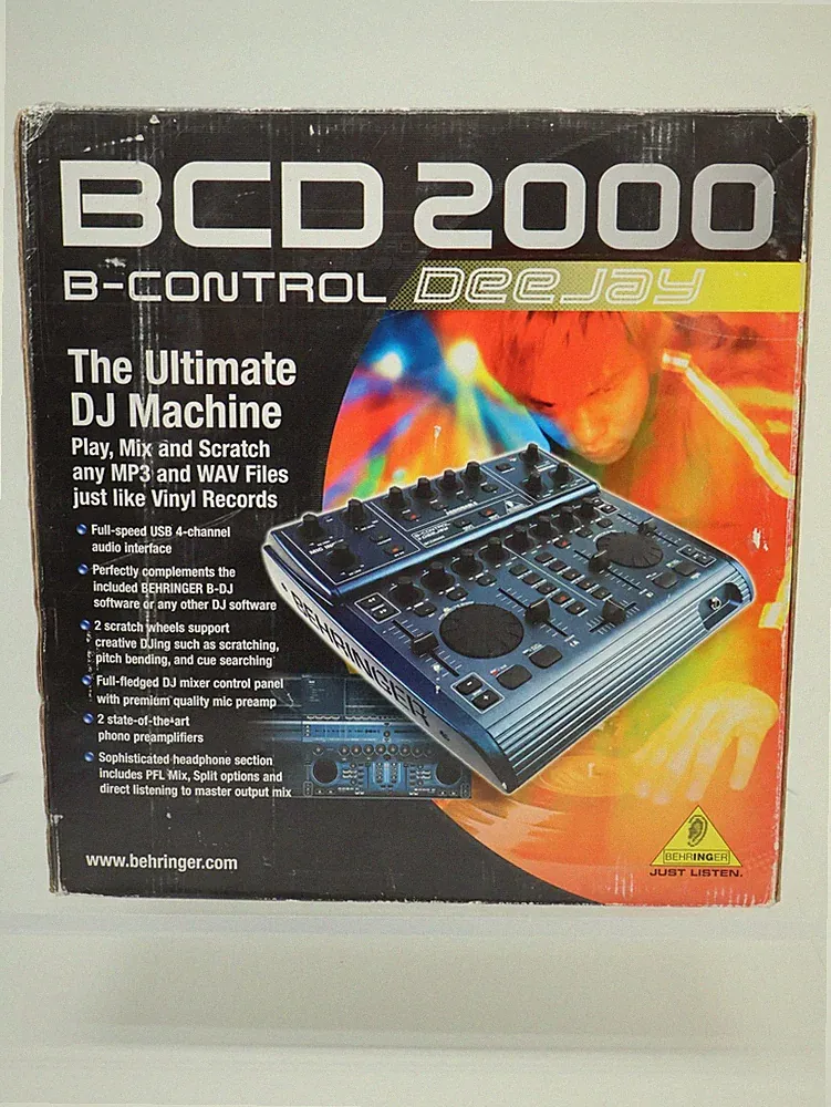 Behringer B-Control DeeJay BCD2000 Ultimate DJ Mixer Machine, BRAND NEW