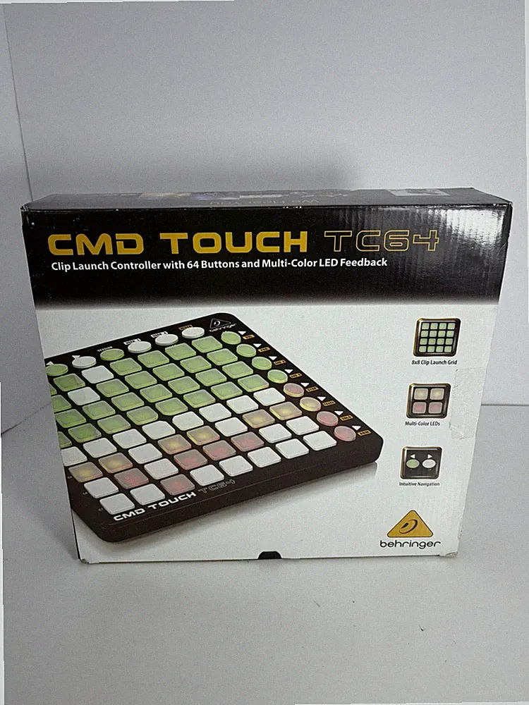 Behringer CMD TOUCH TC64 Clip Launch Controller - New in Box (NIB)