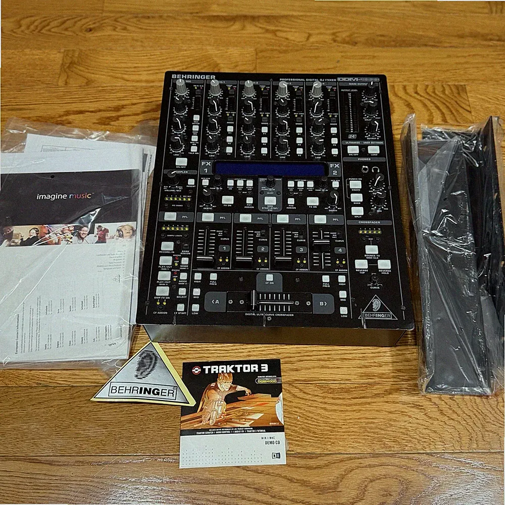 Behringer DDM4000 Professional 5- Channel DJ Mixer W/Sampler Fx, Duel BPM...