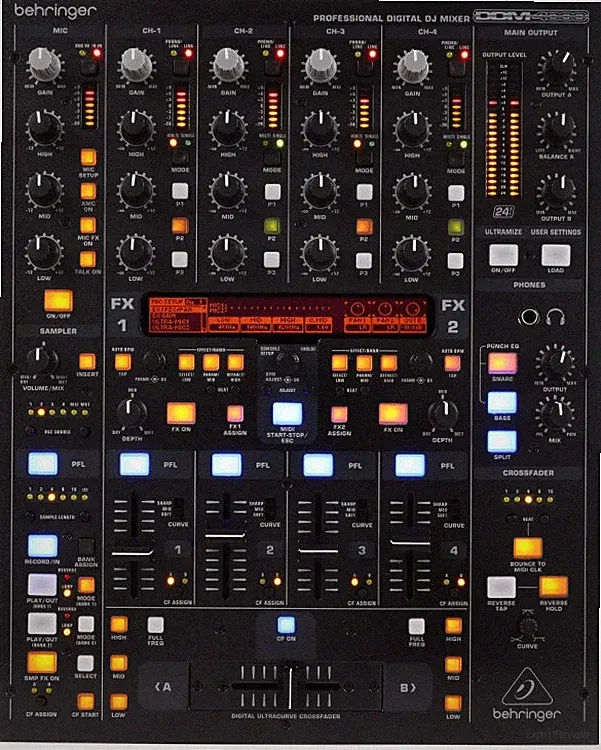 Behringer Digital Pro Mixer DDM4000 5-channel DJ Mixer