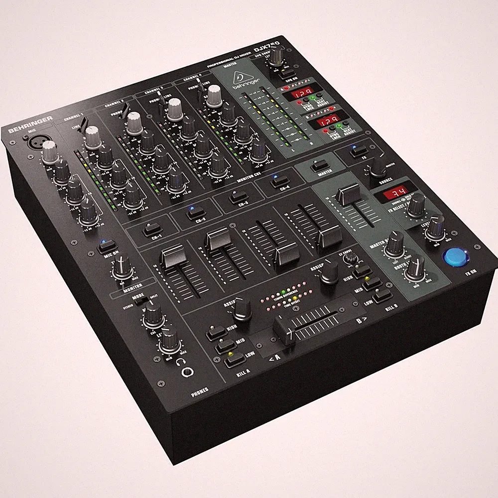Behringer DJX750 Professional 5-Channel DJ Mixer