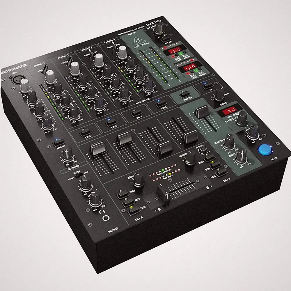 Behringer DJX750 Professional 5-Channel DJ Mixer - SKU#2073524