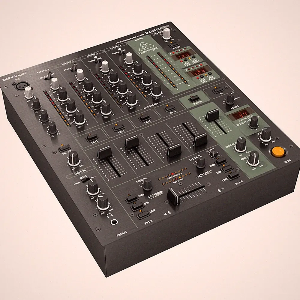 Behringer DJX900USB Professional 5-Channel DJ Mixer with Infinium "Contact-Free"