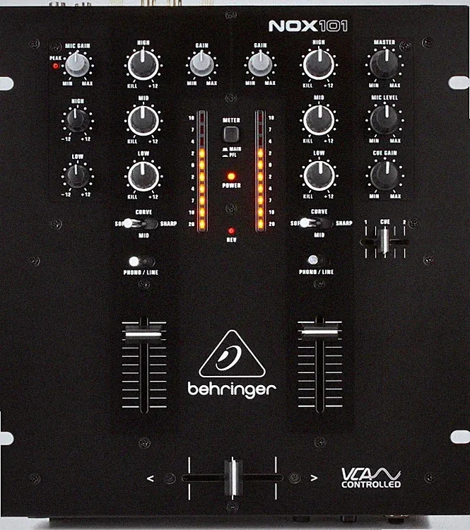 Behringer Pro Mixer NOX101 2-channel DJ Mixer