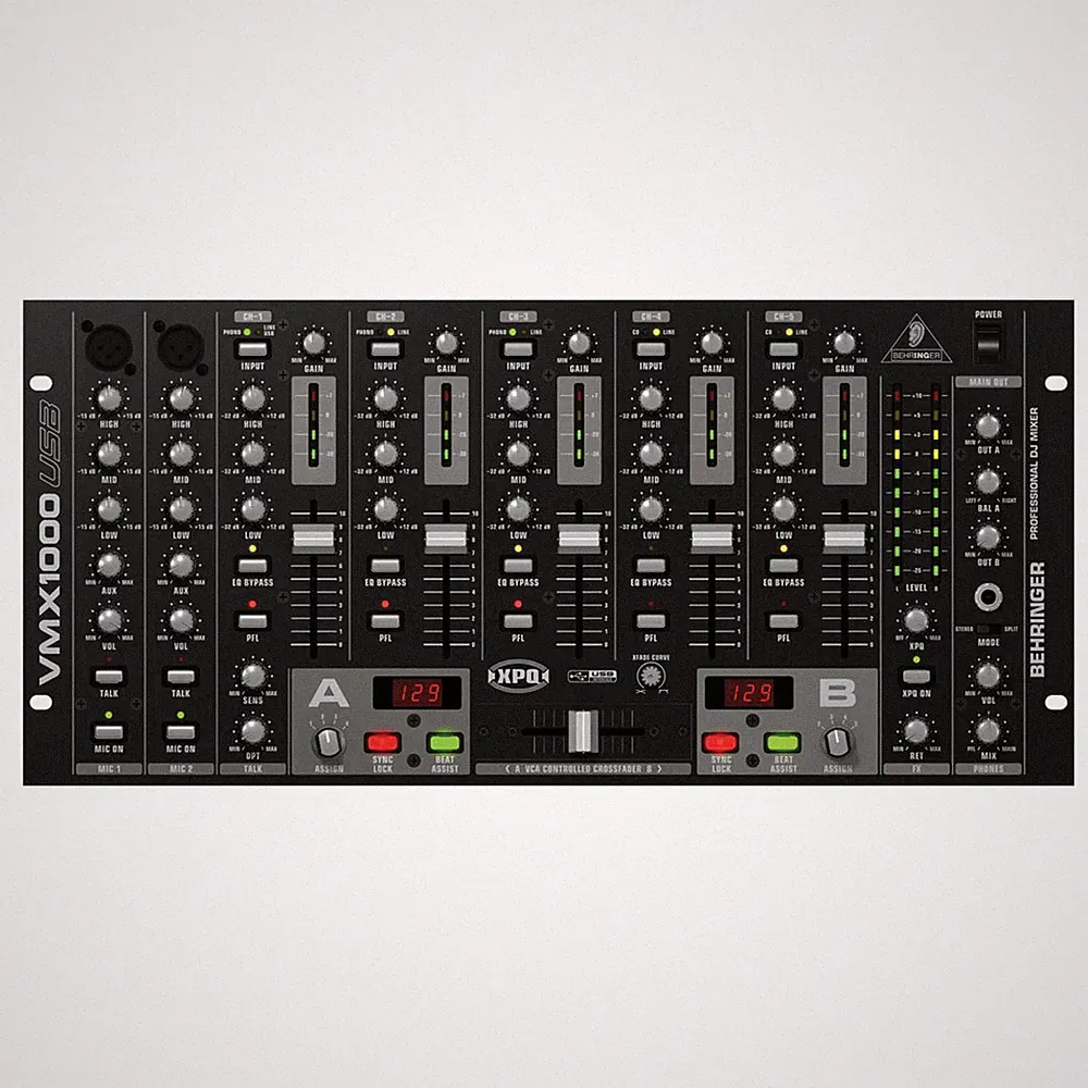 Behringer VMX1000USB DJ Mixer