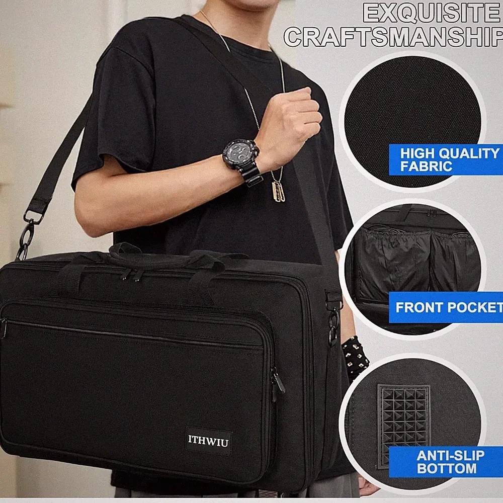 Black Nylon DJ Controller Carrying Case - 29.5 X 17.7 Inch