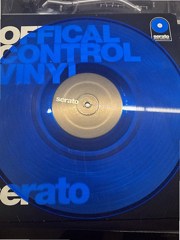 BLUE Serato DJ 12" Control Vinyl (Pair) Scratch LIVE Translucent records LOOK!