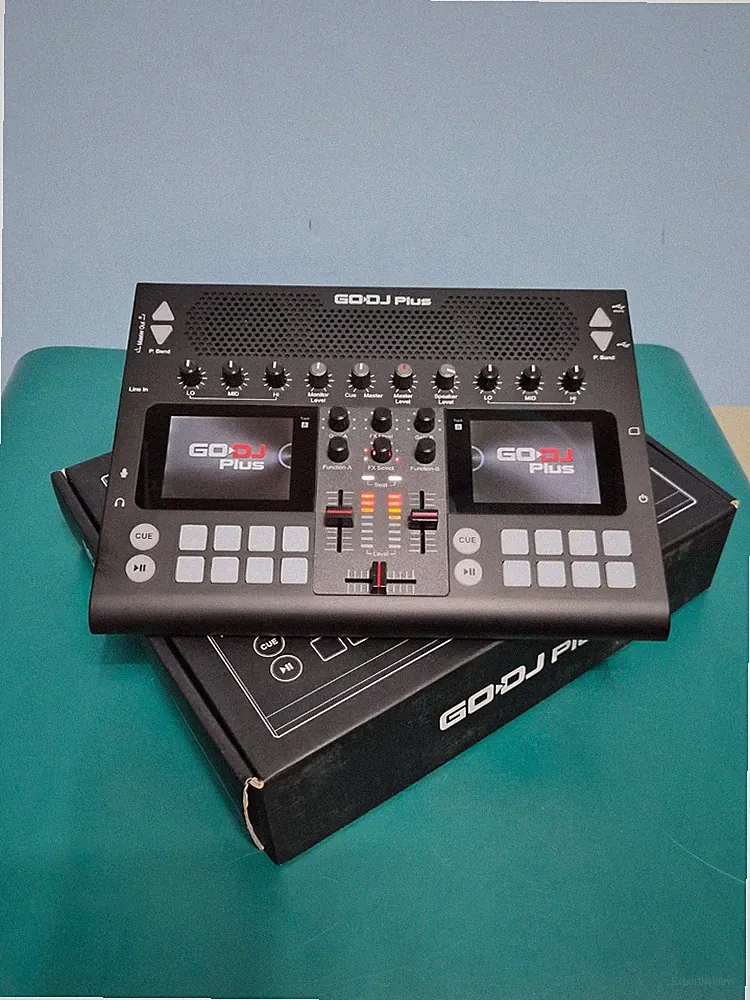 [Brand New] GODJ Plus Black Portable Standalone DJ Controller Console Mixer