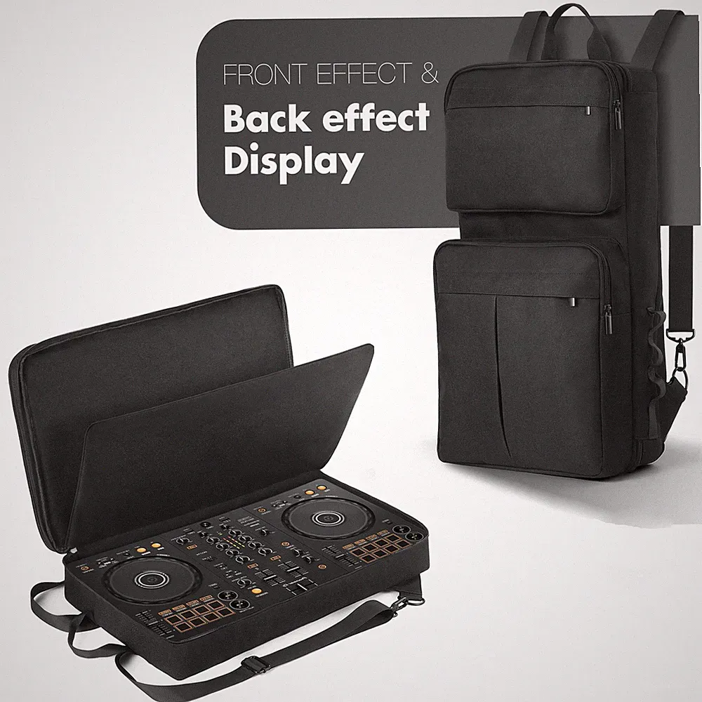 Carrying Travel Bag Backpack for Pioneer DDJ-400 DDJ-FLX4/Roland DJ-202