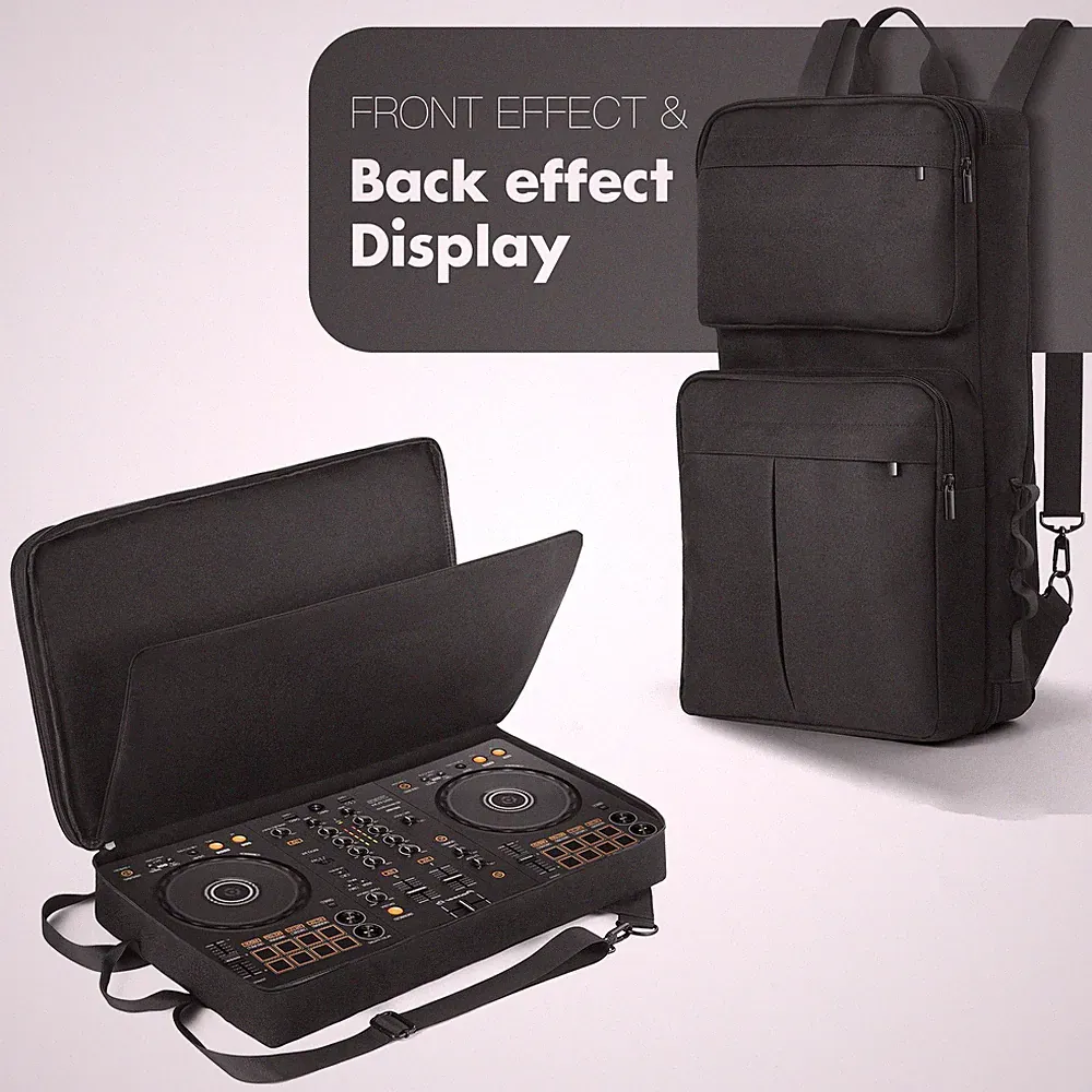 Carrying Travel Shoulder Bag Backpack for Pioneer DDJ-400 DDJ-FLX4/Roland DJ-202
