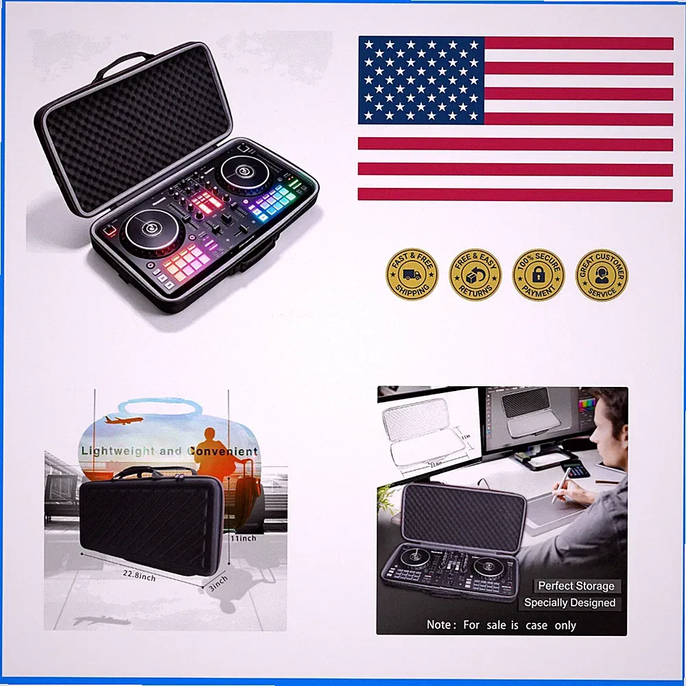 Case for Numark Mixtrack Platinum FX/Mixtrack Pro FX DJ Controller