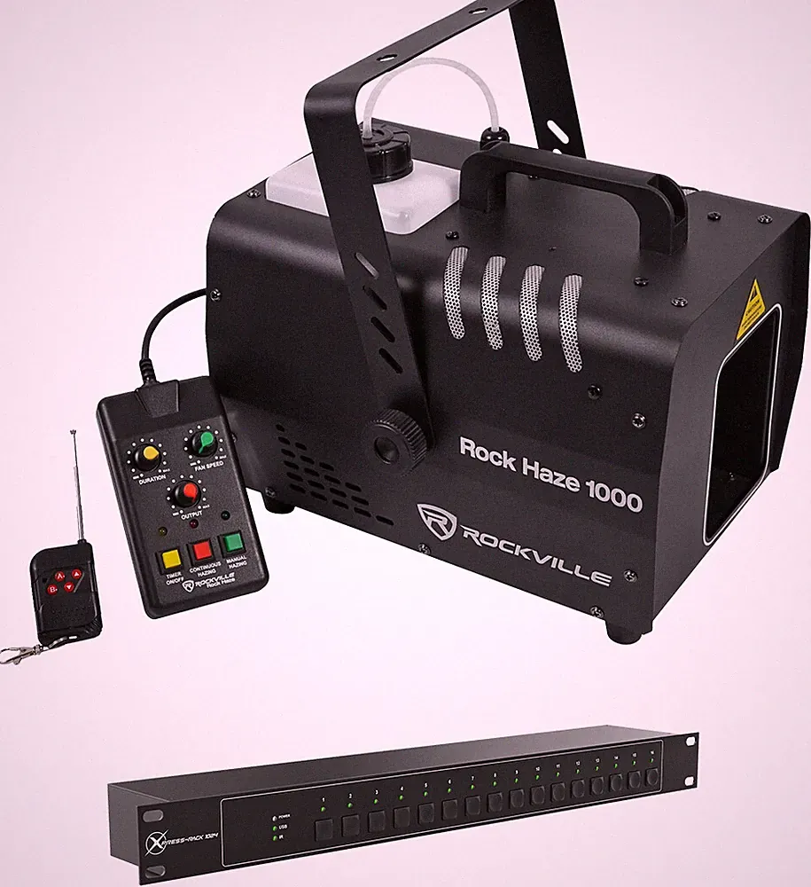 Chauvet DJ Xpress Rack1024 Rackmount DMX Interface for ShowXpress+Haze Machine