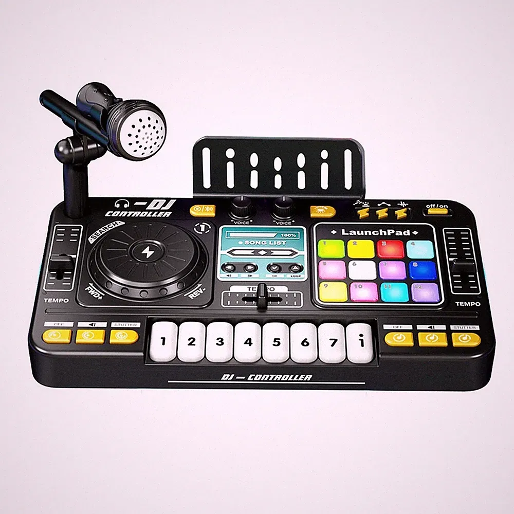 Children Simulation Multifunctional DJ Mixer Controller DJ Player Built2124