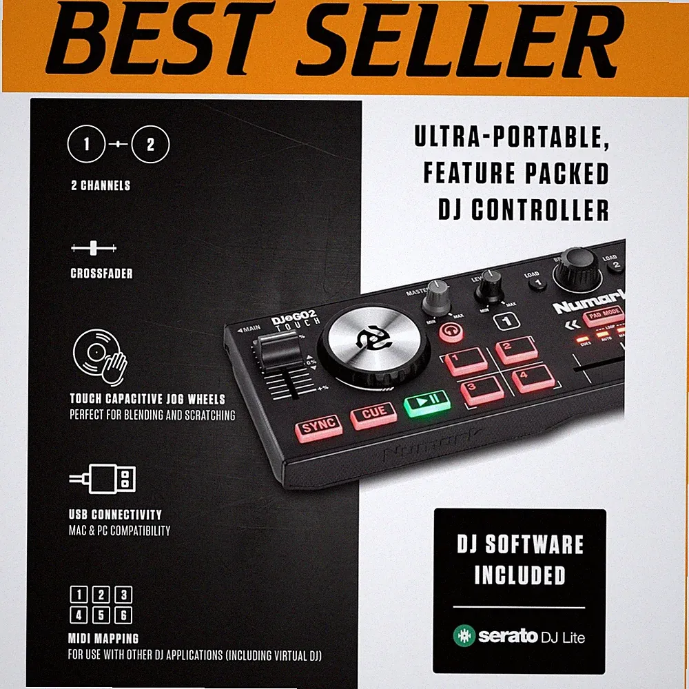 Compact DJ Mixer with Audio Interface