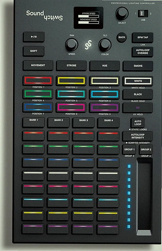 Control One - Professional DMX DJ Lighting Controller with 3 Months Software Ac