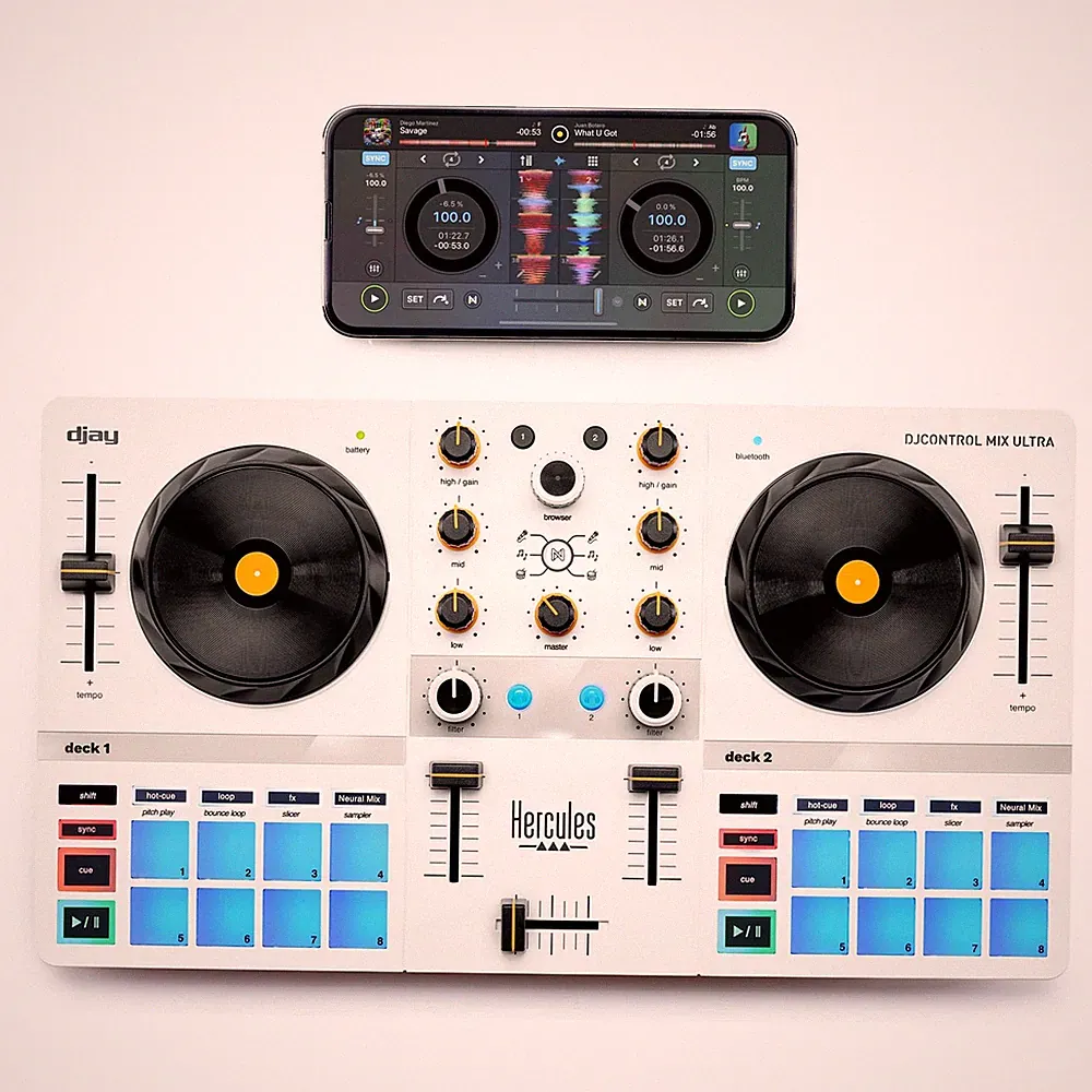 Controller Hercules DJControl Mix Ultra Mobile iOS Android 4780942 DJ