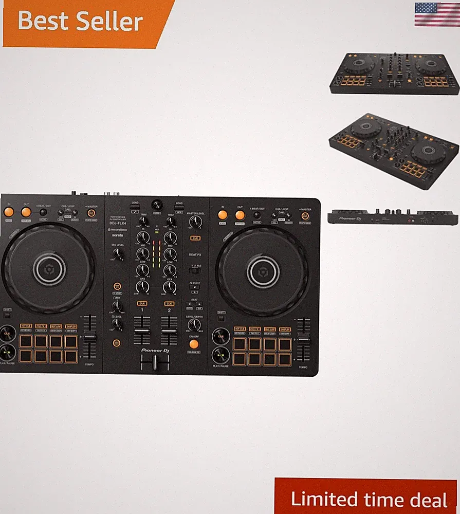 DDJ- 2-deck Rekordbox and Serato DJ Controller - Graphite