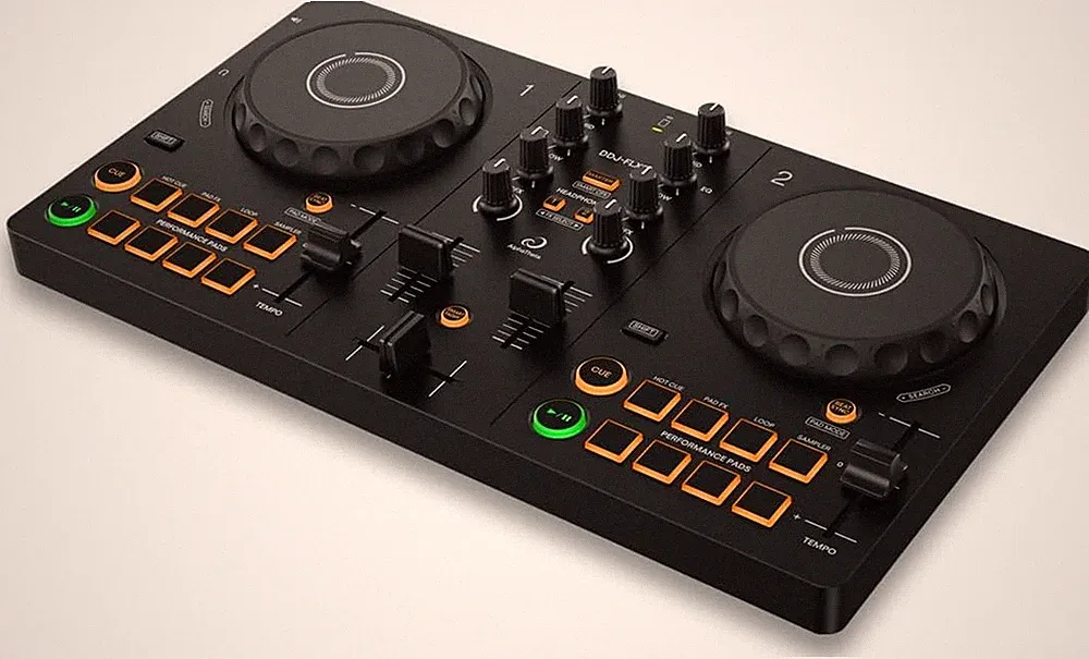DDJ-FLX2 Beginner DJ Controller Phone Tablet & PC Start DJing faster W/ an
