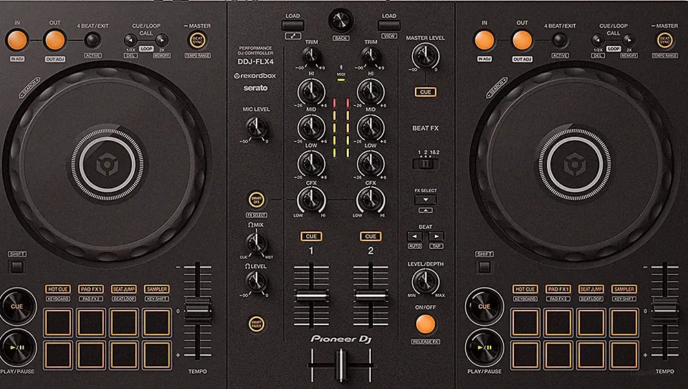 DDJ-FLX4 2-Deck Rekordbox and Serato DJ Controller - Graphite