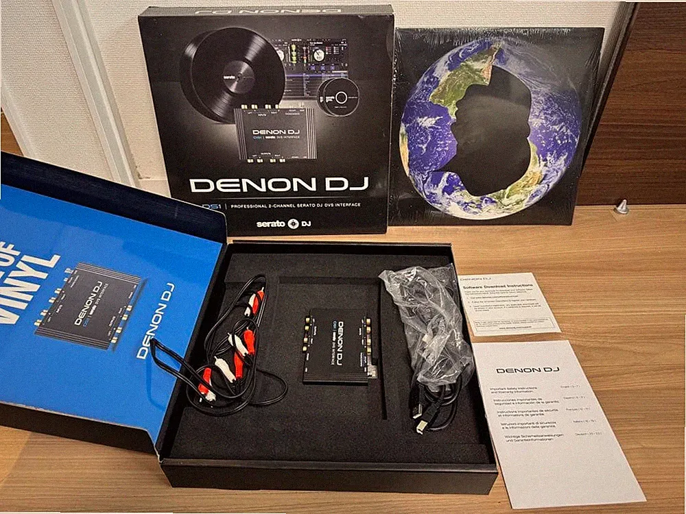 Denon DJ DS1 Serato DVS Audio Interface 2-Channel Control Vinyl Boxed Tested