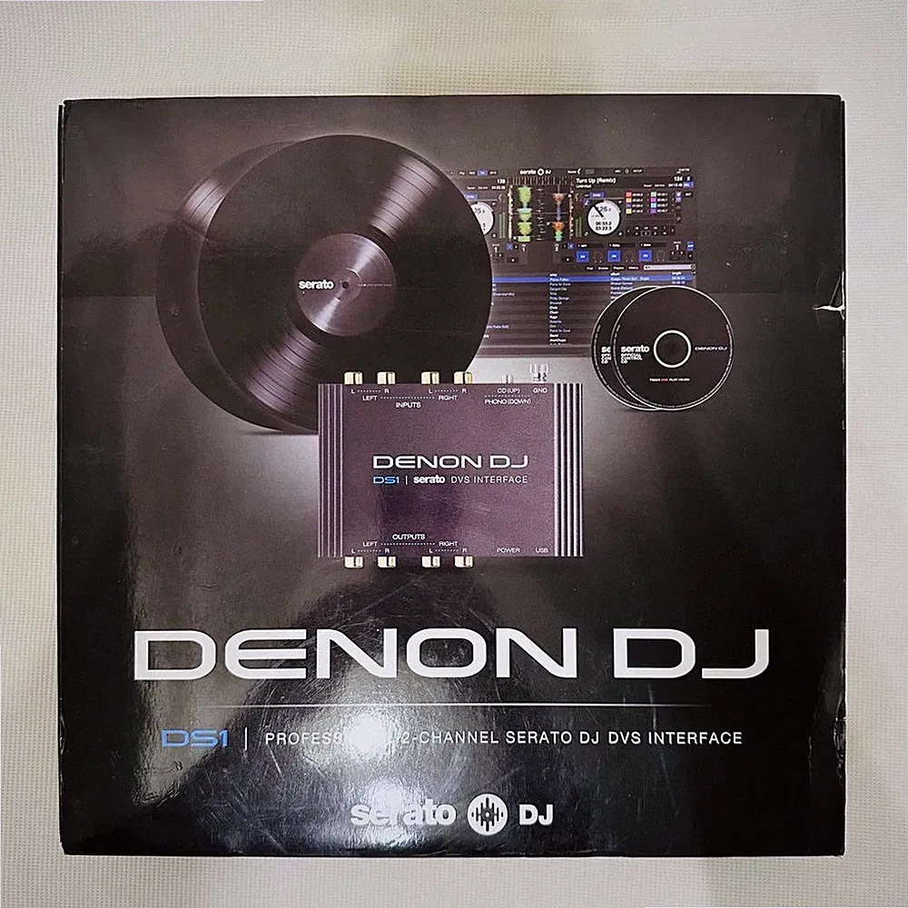 Denon DJ DS1 Serato DVS Interface 2-Channel 24-bit Control Vinyl CD Boxed Tested